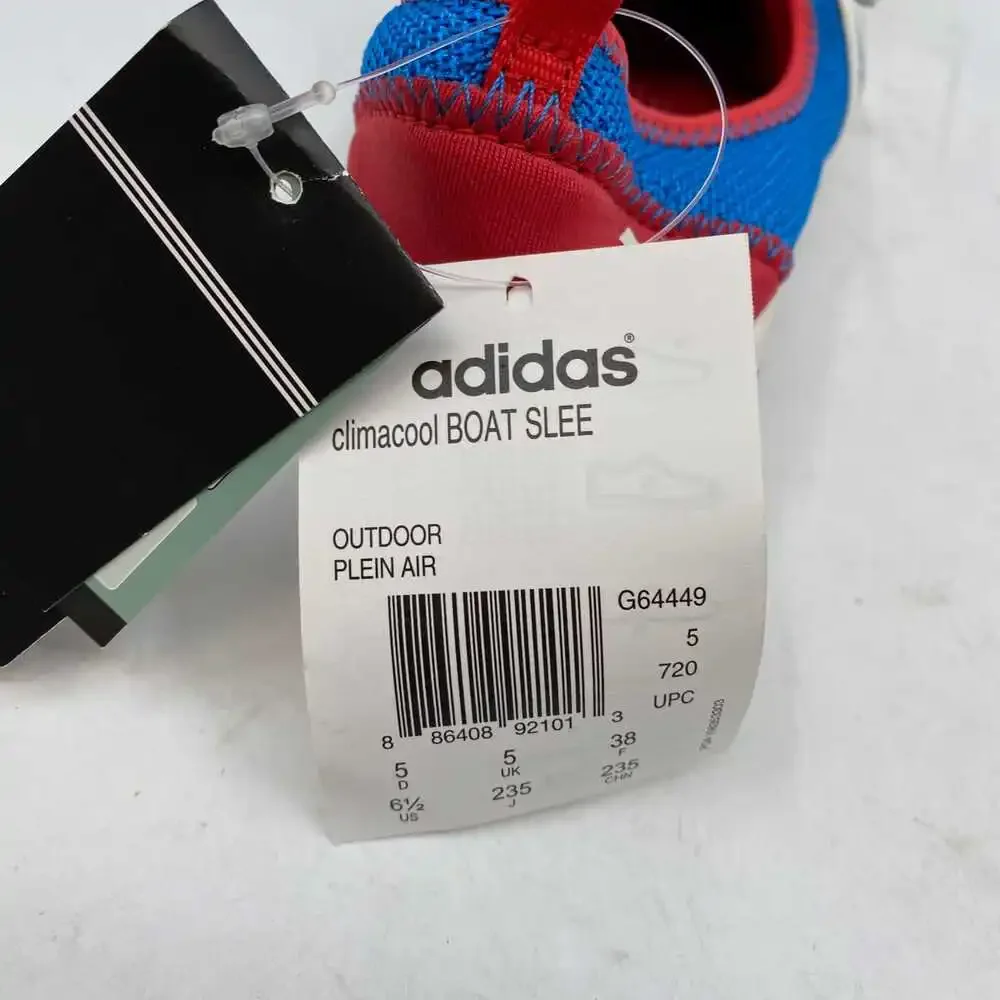 adidas Blue Red Climacool Boat Water Shoes | Women’s 6.5 Regular